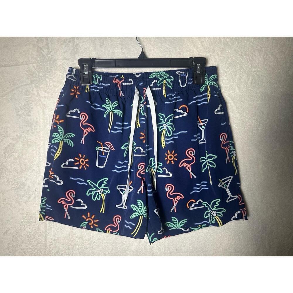 Chubbies “The‎ Neon Lights” S 5.5” Inseam Swim Trunks Size Medium